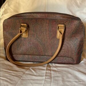 Etro Multicolor Paisley Handbag